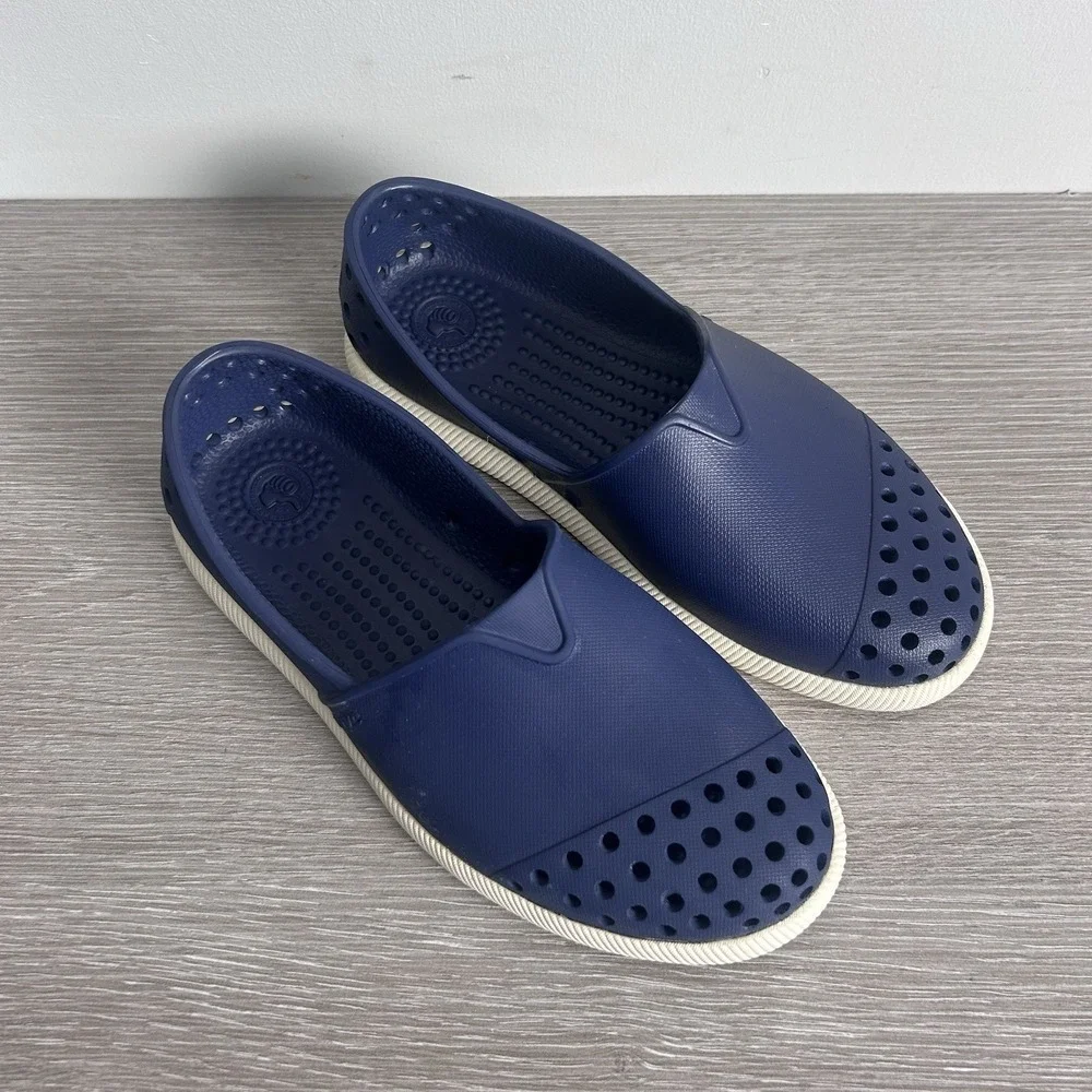 Native Kids Slip On Shoes Size C11 Navy Blue Unisex Lightweight Summer